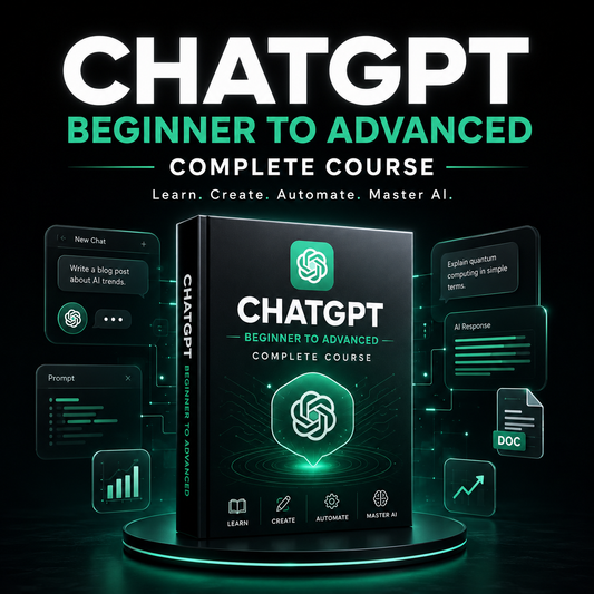 ChatGPT Complete Beginner to Advanced Course - COURSEINDIA